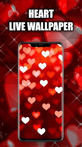 Pink Heart Wallpaper Live HD - عکس برنامه موبایلی اندروید