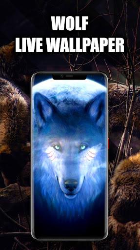 Wolf Wallpaper Live HD/3D/4K - Image screenshot of android app
