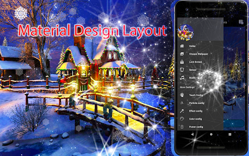 Christmas Live Wallpaper - عکس برنامه موبایلی اندروید