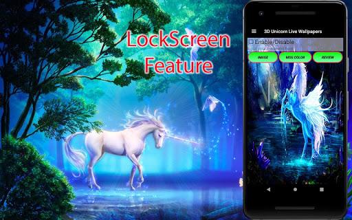 Unicorn Live Wallpaper - عکس برنامه موبایلی اندروید