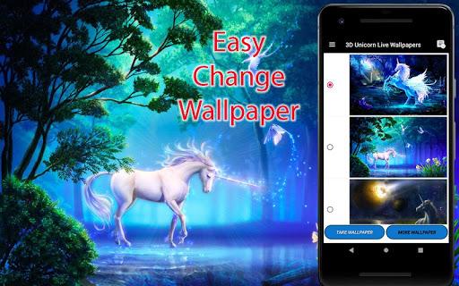 Unicorn Live Wallpaper - عکس برنامه موبایلی اندروید