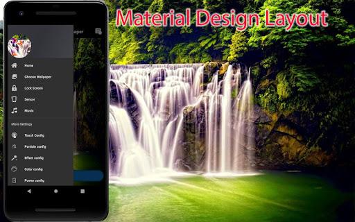 Waterfall Live Wallpaper - عکس برنامه موبایلی اندروید