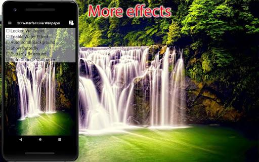 Waterfall Live Wallpaper - عکس برنامه موبایلی اندروید