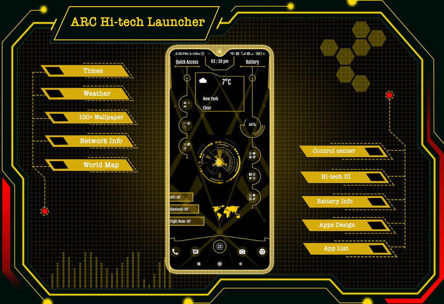 ARC Hi-tech - AppLock, HideApp - Image screenshot of android app