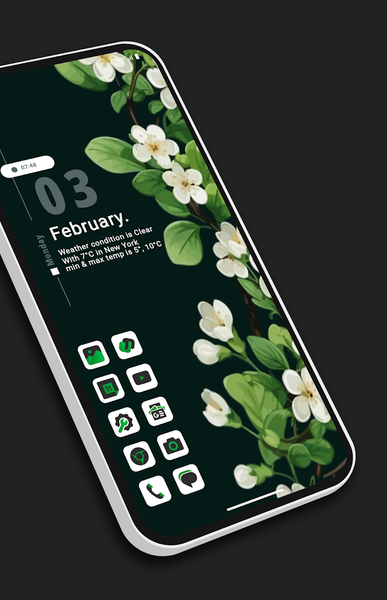 Leafline Launcher - عکس برنامه موبایلی اندروید