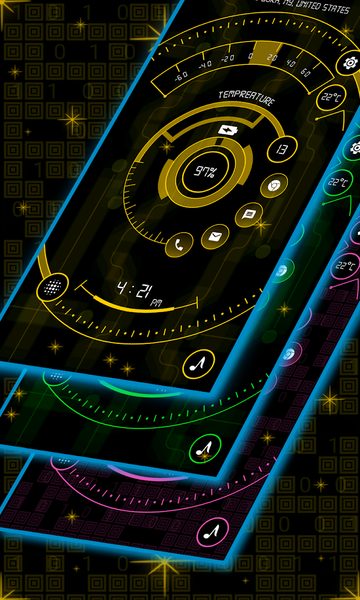 Stylish Launcher - AppLock - عکس برنامه موبایلی اندروید