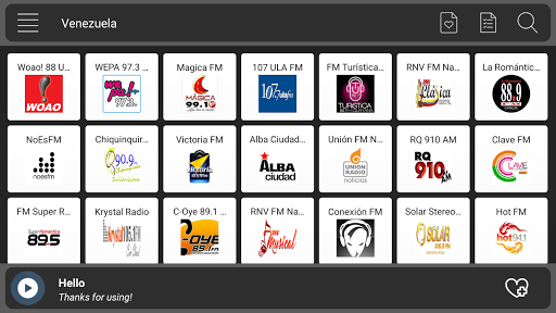 Venezuela Radio - FM AM - عکس برنامه موبایلی اندروید