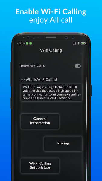 Wifi Calling - Global Calls - عکس برنامه موبایلی اندروید