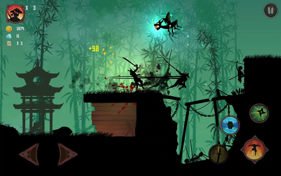 Ninja Shimazu - Gameplay image of android game