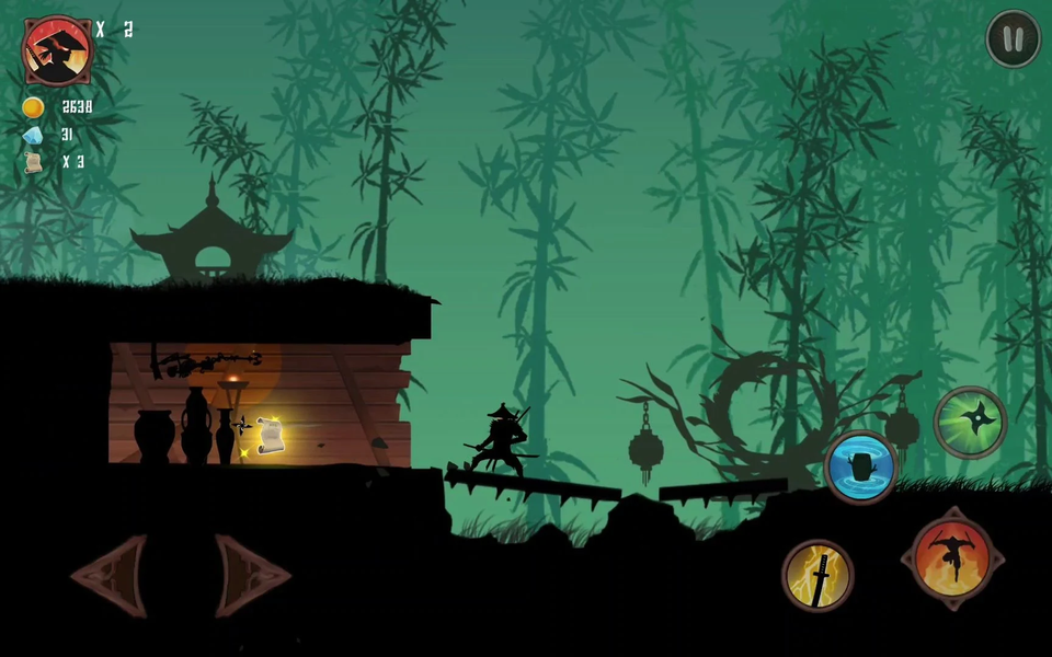 Ninja Shimazu - Gameplay image of android game