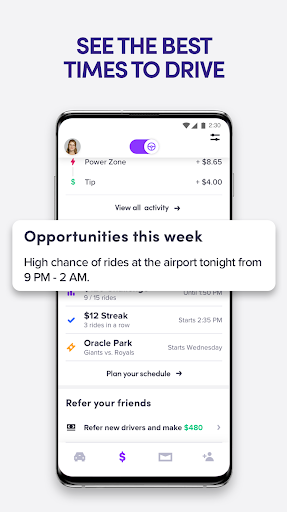 Lyft Driver - Image screenshot of android app