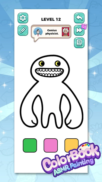 Color Book: ASMR Painting - Gameplay image of android game