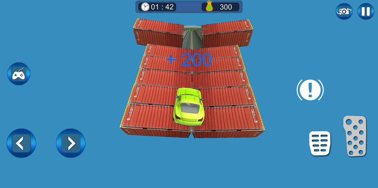 Mega Car Sky Ramp - عکس بازی موبایلی اندروید