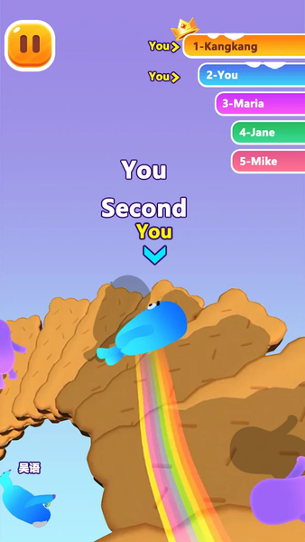 Fall Jelly Man-Fast Drop - Gameplay image of android game