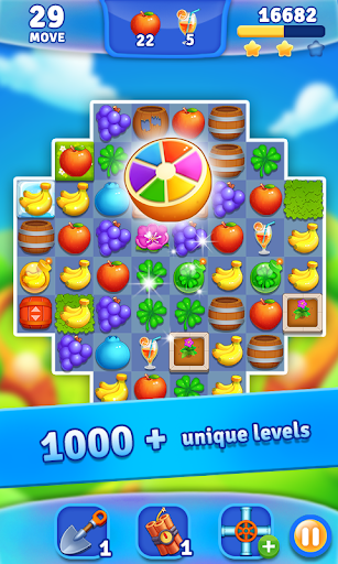 Fruits Garden - Scape Match 3 Game - Gameplay image of android game
