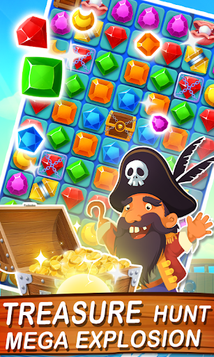 Pirate Jewels Treasure - Jewel Matching Blast - Image screenshot of android app