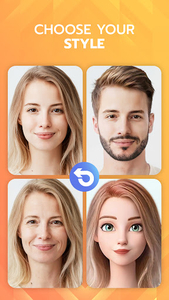 FaceLab Face Aging Gender Swap - Image screenshot of android app