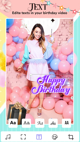 Birthday Video Maker - Image screenshot of android app