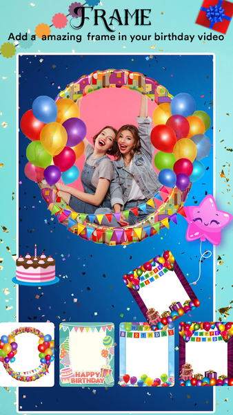 Birthday Video Maker - Image screenshot of android app
