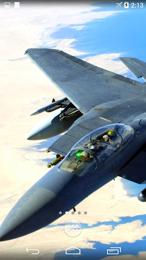 Jet Fighters Live Wallpaper - Image screenshot of android app