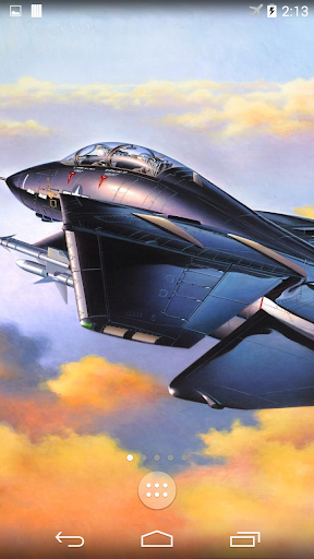 Jet Fighters Live Wallpaper - Image screenshot of android app