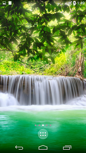 Waterfalls 4K Live Wallpaper - Image screenshot of android app