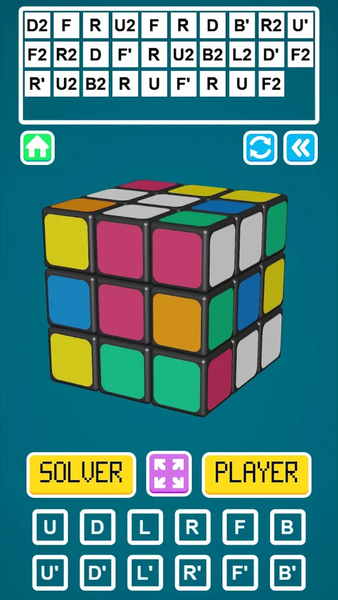 Magic Cube Solver - عکس بازی موبایلی اندروید