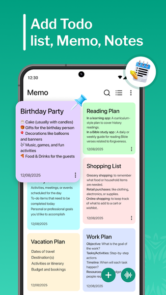 Calendar Planner ۲۰۲۵ - عکس برنامه موبایلی اندروید