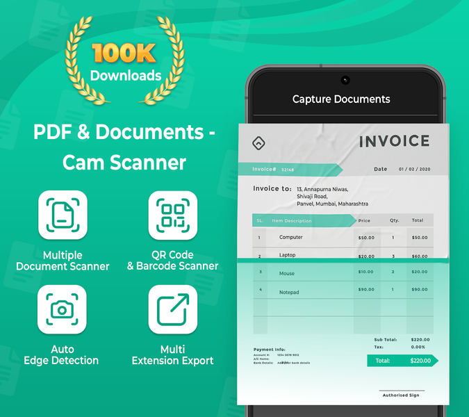 Camcard Document & PDF Scanner - عکس برنامه موبایلی اندروید