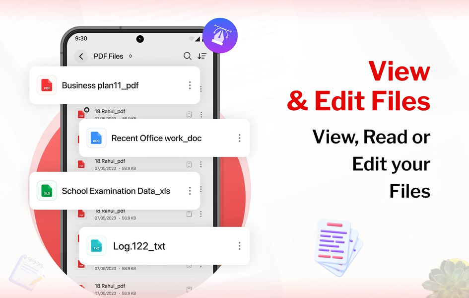 All Files Reader: File Manager - عکس برنامه موبایلی اندروید