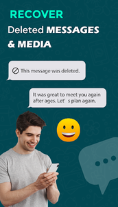 WhatsRemoved -Message Recovery - عکس برنامه موبایلی اندروید