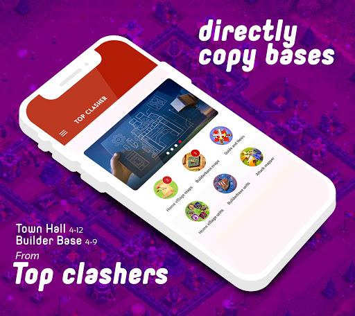Top Clasher Pro - نقشههای بازی Clash of Clans - عکس برنامه موبایلی اندروید