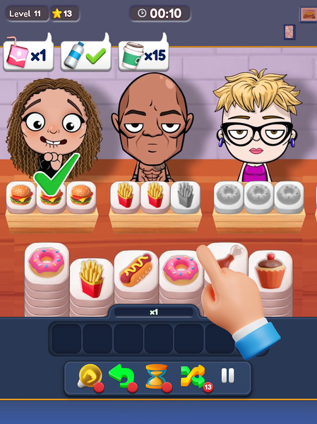 Match Food 3D: Cooking Star - Gameplay image of android game