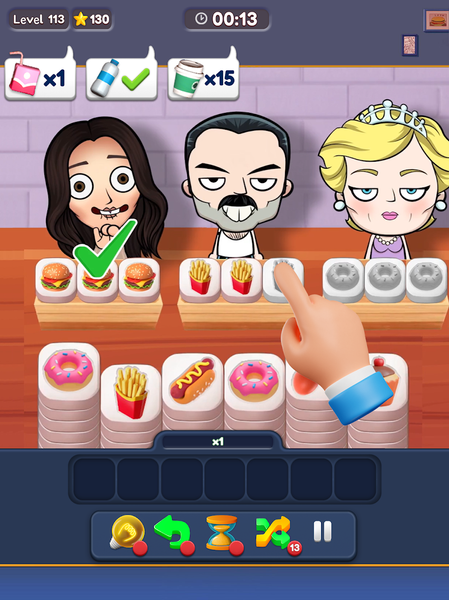 Match Food 3D: Cooking Star - Gameplay image of android game