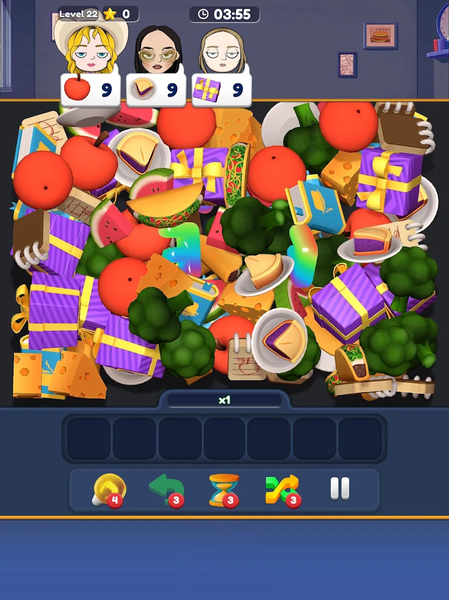 Match Food 3D: Cooking Star - Gameplay image of android game