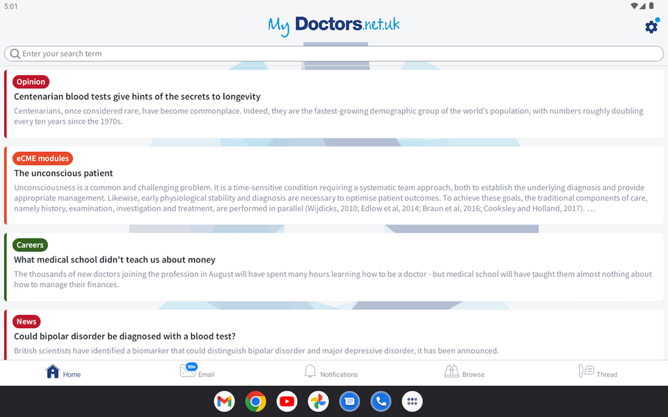 my Doctors.net.uk - عکس برنامه موبایلی اندروید