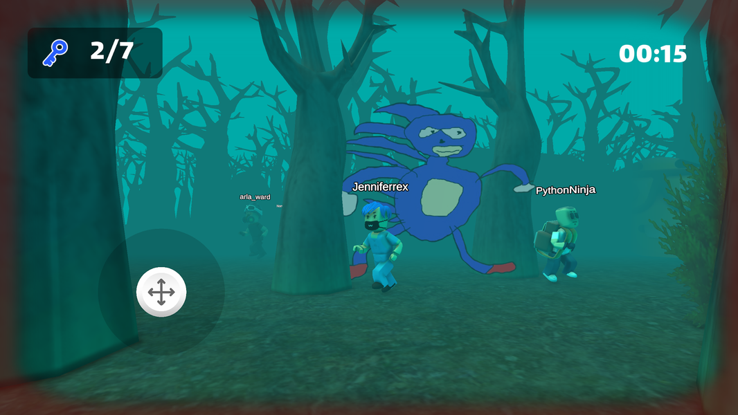 Meme Bots Brainrot Chase Rooms - Gameplay image of android game