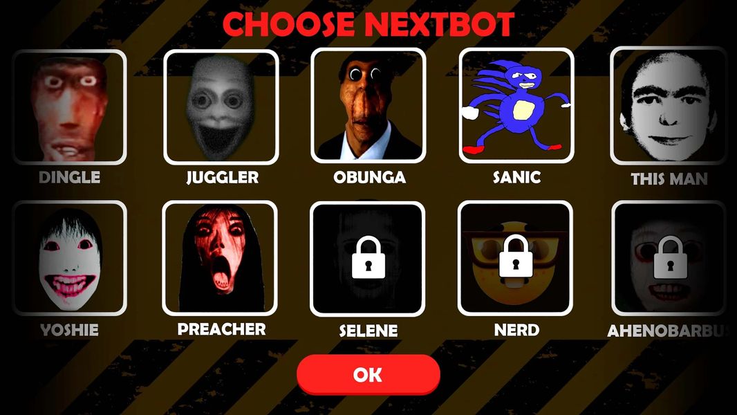 Nextbots: Obunga Chase Rooms - Gameplay image of android game