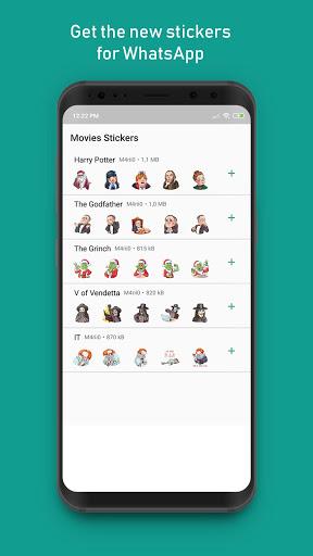 Movie Stickers - Image screenshot of android app