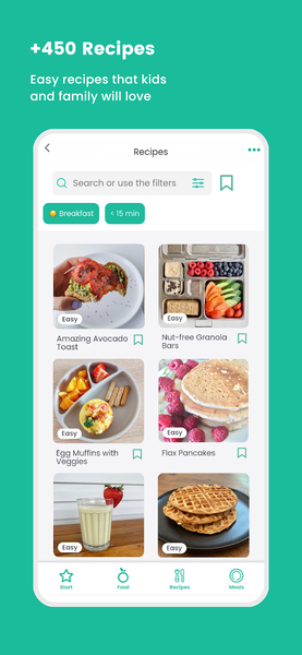 Kids Meals: Recipes & Guides - عکس برنامه موبایلی اندروید