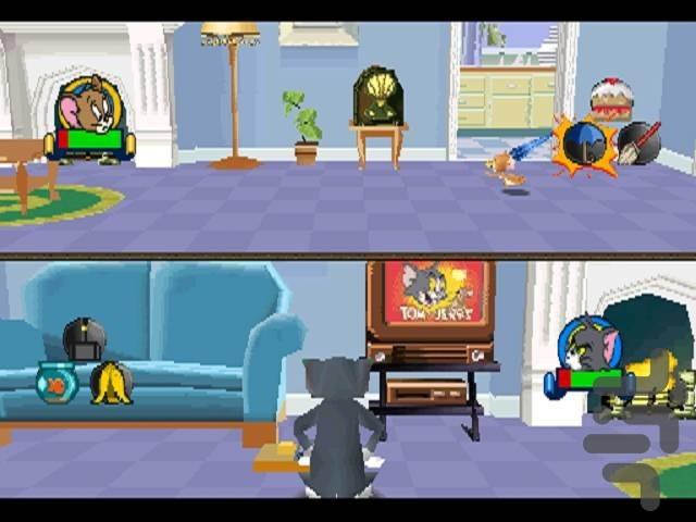 بازی تام و جری - Gameplay image of android game
