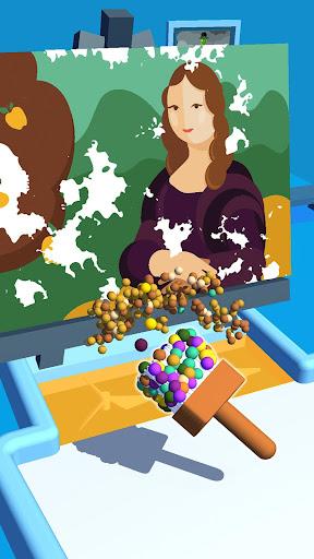 Art Ball 3D: Canvas Puzzle - Gameplay image of android game