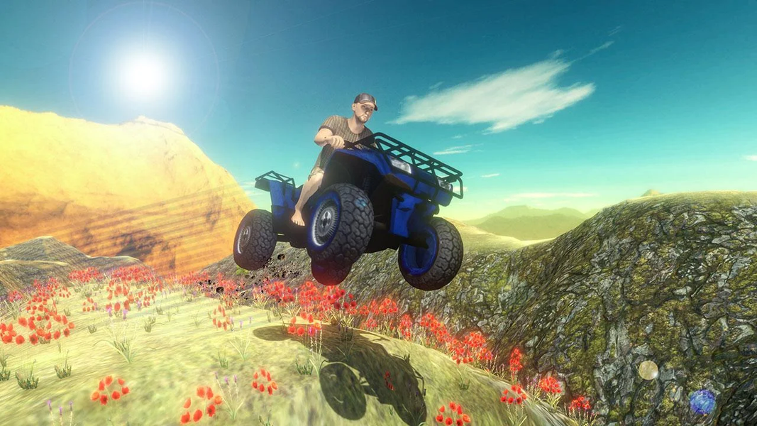 ATV Quad Bike Impossible Stunt - Gameplay image of android game