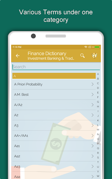 Financial & Banking Dictionary - عکس برنامه موبایلی اندروید