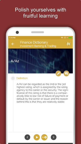 Financial & Banking Dictionary - عکس برنامه موبایلی اندروید