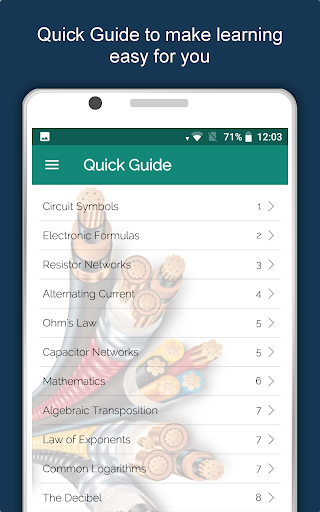 Electrical Engineering App - عکس برنامه موبایلی اندروید