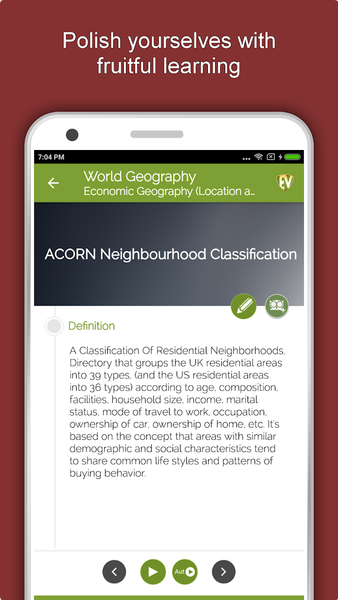 World Geography Dictionary - Image screenshot of android app
