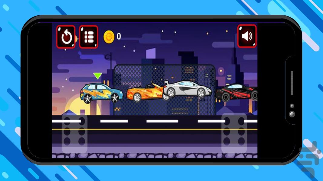 بازی ماشین مسابقه - Gameplay image of android game