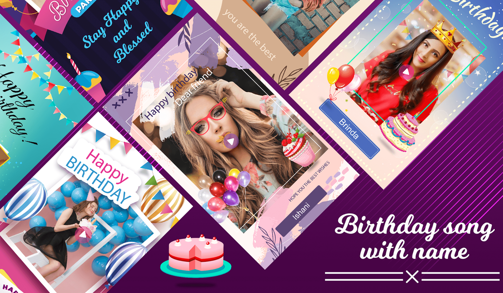 Birthday Song with Name - Image screenshot of android app