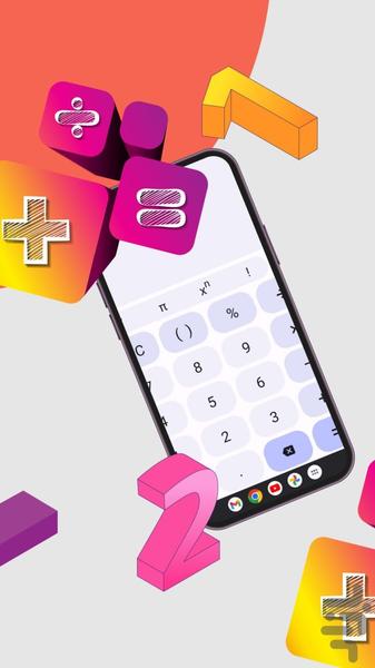 ماشین حساب پیشرفته - عکس برنامه موبایلی اندروید